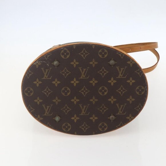Authentic LOUIS VUITTON Monogram Bucket GM Shoulder Bag M42236 LV - Picture 12 of 16